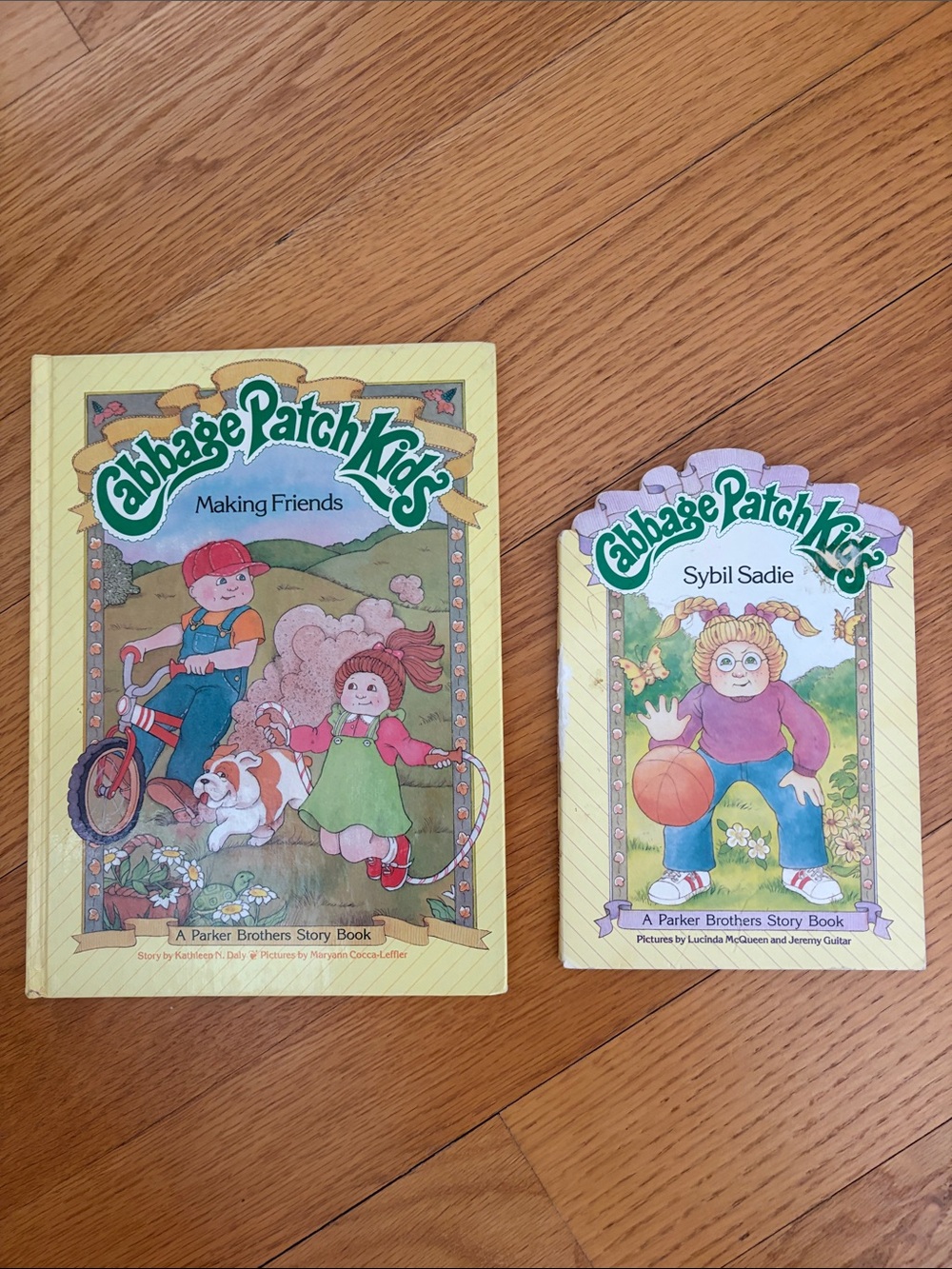 Vintage 1983 Cabbage Patch Kids Story Book Duo